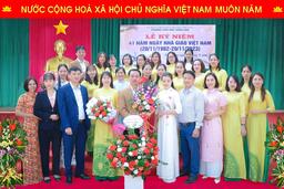 Trường Tiểu học Hưng Đạo long trọng tổ chức Lễ kỷ niệm 41 năm Ngày Nhà giáo Việt Nam (20/11/1982-20/11/2023).