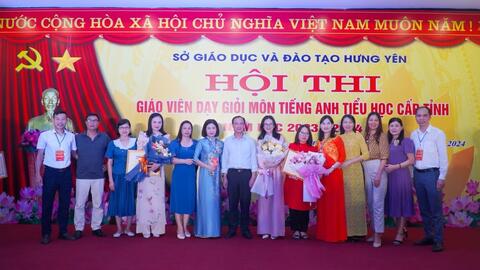 Hội thi Giáo viên dạy giỏi môn Tiếng Anh tiểu học cấp tỉnh năm học 2023-2024